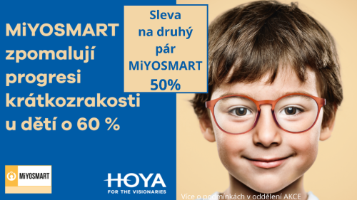 Brýlové čočky Hoya MiYOSMART