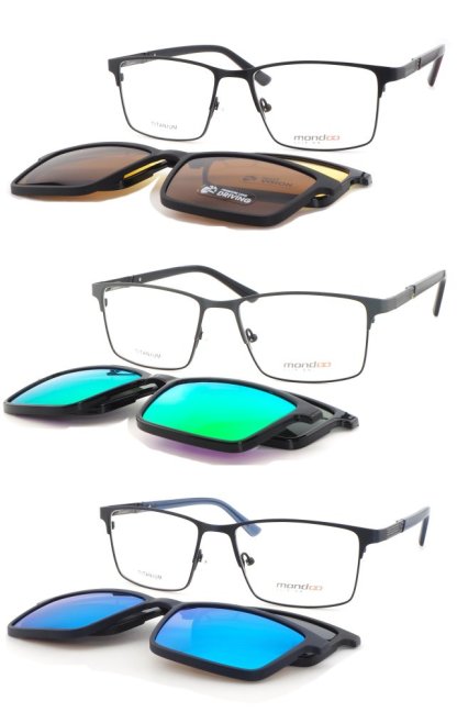 MONDOO TITANIUM 0669 + 2 KLIPY