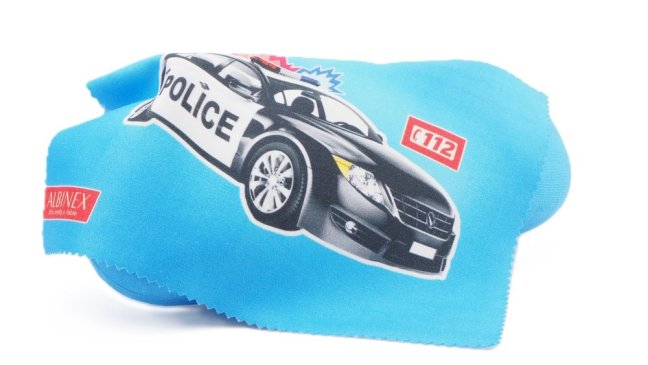 800240 POUZDRO NA BRÝLE MIKROVLÁKNEM - motiv: hasičské auto