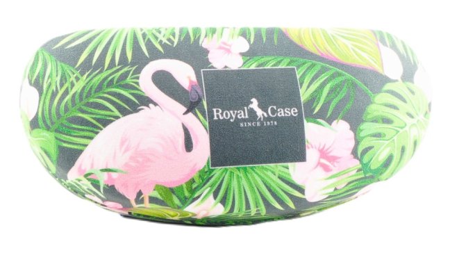 800168 ROYAL CASE POUZDRO NA SLUNEČNÍ BRÝLE - motiv: plameňák