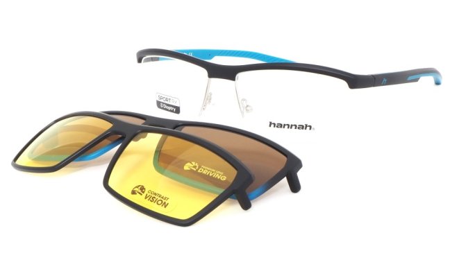 HANNAH 6708 + 2 KLIPY - barva: červená