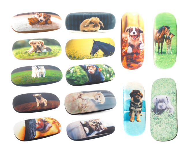 800100 ZVÍŘÁTKA -POUZDRO NA BRÝLE S MIKROVLÁKNEM