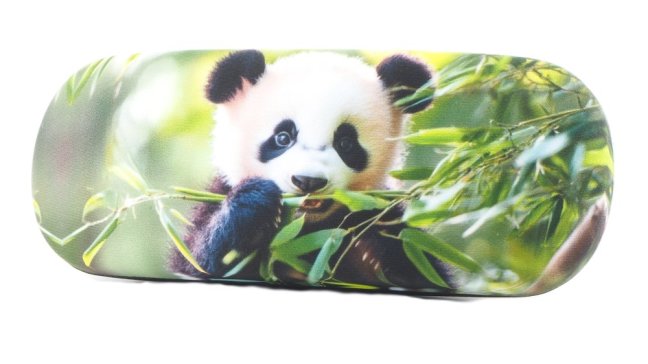 800100 ZVÍŘÁTKA -POUZDRO NA BRÝLE S MIKROVLÁKNEM - motiv: štěně s medvídkem