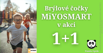 1+1 MiYOSMART brýlové čočky pro děti