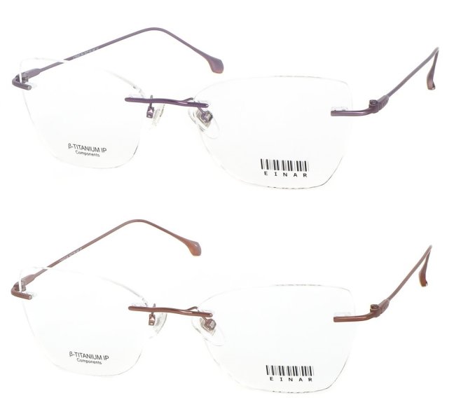 EINAR L7004 TITANIUM - barva: hnědá