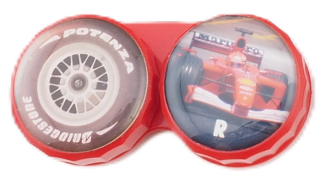 ANTIBAKTERIÁLNÍ POUZDRO NA KONTAKTNÍ ČOČKY - motiv: formule